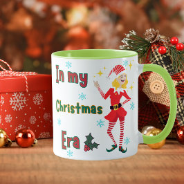 Taza En la era de mis Navidades Elf Cute Mug