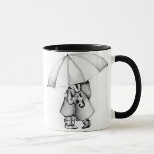 Taza En la lluvia