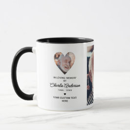 Taza En la memoria amorosa 2-foto Mensaje personal Mug