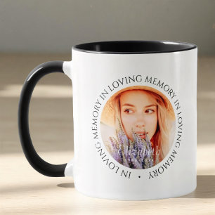 Taza En la memoria amorosa simple Personalizado moderna