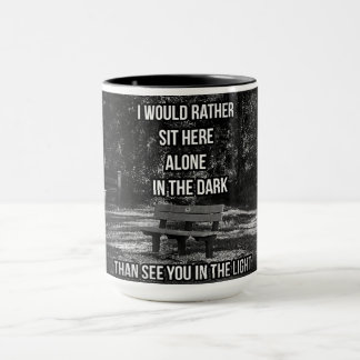 Taza En la oscuridad de la cita
