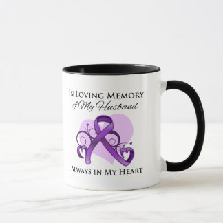 Taza En memoria de mi marido - cáncer pancreático