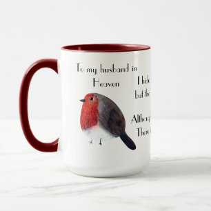 Taza En memoria del marido/mujer/hermana/hermano en el