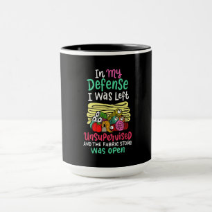 Taza En Mi Defensa Me Dejaron Sin Supervisión