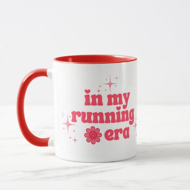 Taza En mi era de correr, regalos para las mujeres que  (Izquierda)