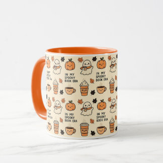 Taza En Mi Era de Libros Espeluznantes Halloween