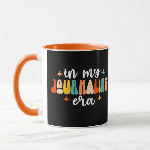 Taza En mi era periodística periodismo retro groovy