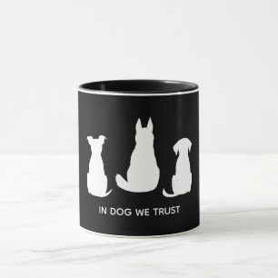 Taza En perros confiamos en los amantes de los perros