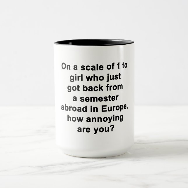 Taza En una Escala de 1 a... (Centro)