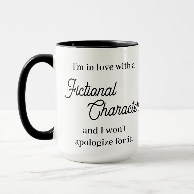 Taza Enamorado de un personaje ficticio (Izquierda)