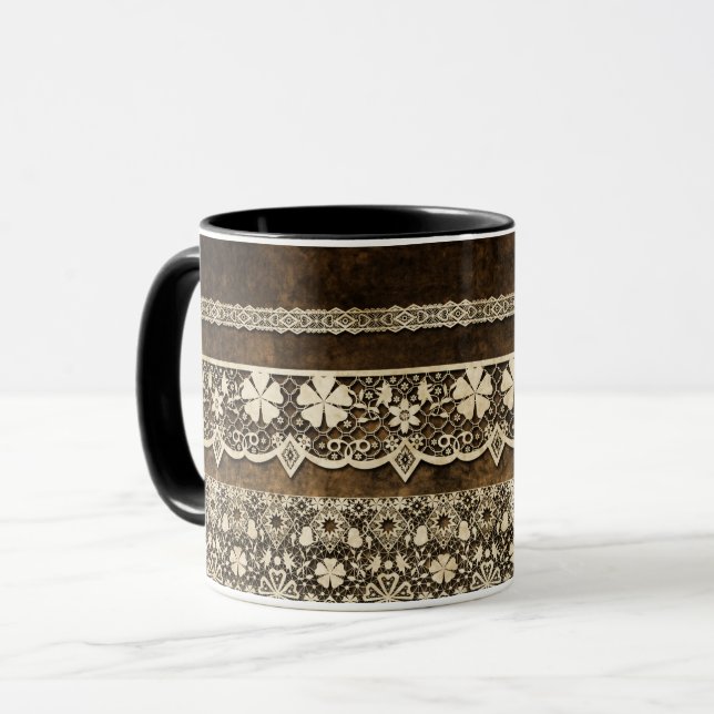 Taza Encaje vintage (Anverso izquierdo)