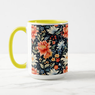 Taza Encantador patrón floral Ranya-65293