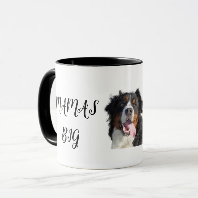Taza encantadora del perro de montaña de Berna (Anverso izquierdo)