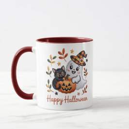 Taza Encantadora tarjeta de saludo de Halloween - despo