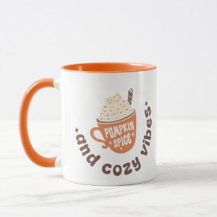 Taza Encantadoras vibras de Pumpkin Spice y otoño acoge