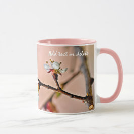 Taza Encantadores florecimiento de Apricot Japonés
