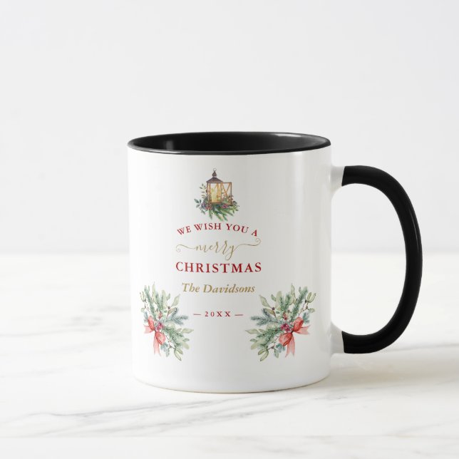 Taza Encanto Que Te Deseamos Una Feliz Guerra De Navida (Derecha)