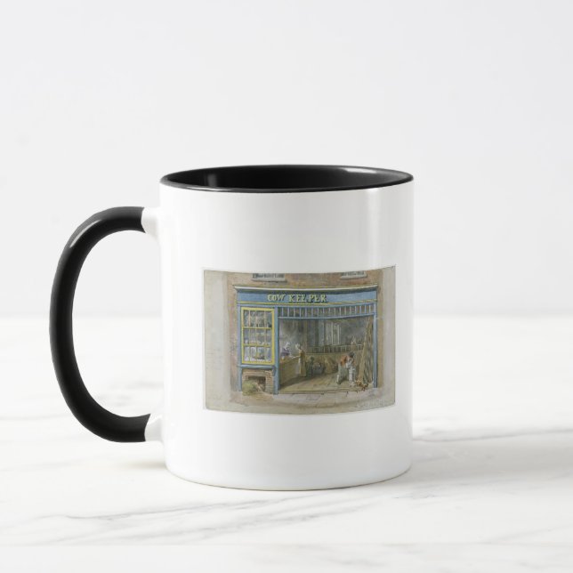 Taza Encargado de la vaca, 1825 (Izquierda)