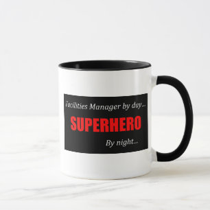 Taza Encargado de las instalaciones del super héroe