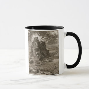 Taza Enceladus enterró por debajo el monte Etna, 1731
