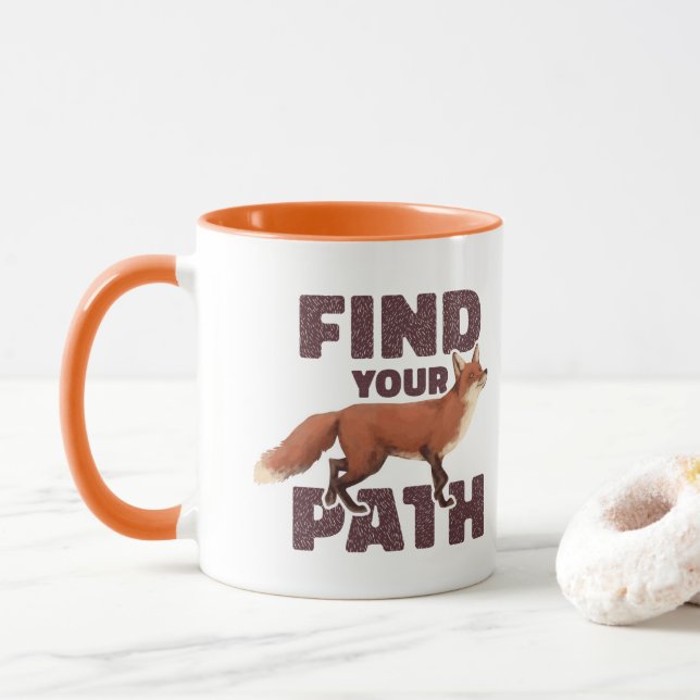 TAZA ENCONTRAR SU FOX FORESTAL DE RUTA (Con donut)