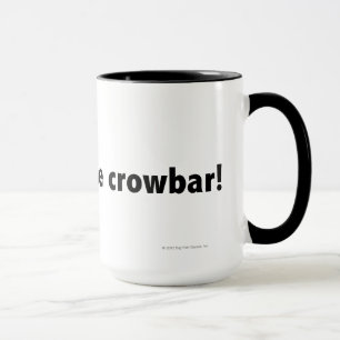 Taza ¡Encontré la palanca! Negro