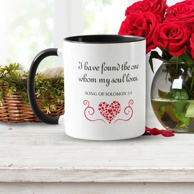 Taza Encontró El | Mi alma ama la Biblia Verse Gift (Found The One | My Soul Loves Bible Verse Gift Mug)