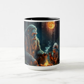 Taza Encuentro de Bosques de Pie Grande y Mononlit