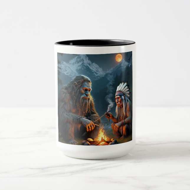 Taza Encuentro de Bosques de Pie Grande y Mononlit (Centro)