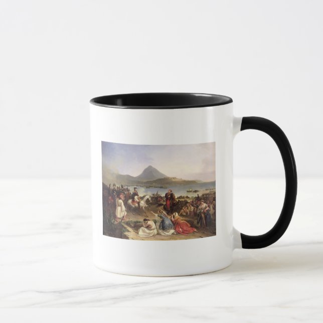 Taza Encuentro entre general Nicolás José Maison (Derecha)