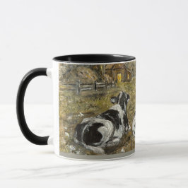 Taza End of Day Cows Whimsical Farmhouse Cow Vintage