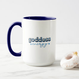 Taza Energía de diosa (azul)