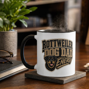 Taza Energía de papá perro Rottweiler