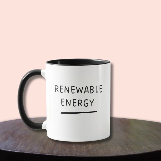 Taza Energía Renovable - Café Divertido Y Acogedor Con  (Subido por el creador)