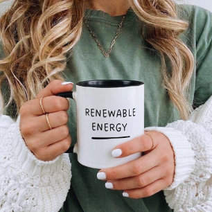 Taza Energía Renovable – Café Ecológico Divertido y Lin