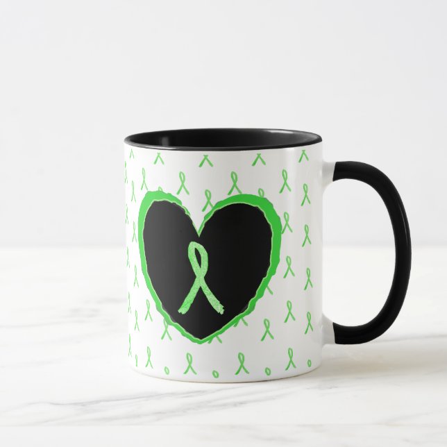 Taza Enfermedad de Lyme Sensibilización Café Mug con ci (Derecha)