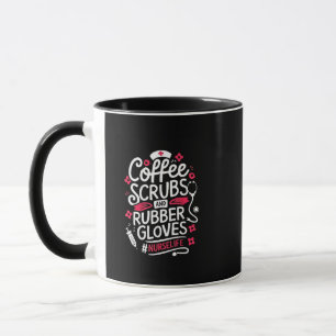 Taza Enfermera de Enfermería de mangueras de café y gua