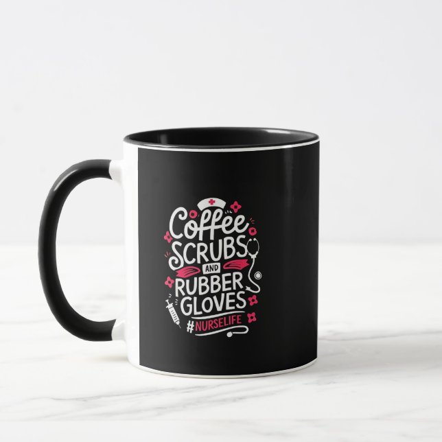 Taza Enfermera de Enfermería de mangueras de café y gua (Izquierda)