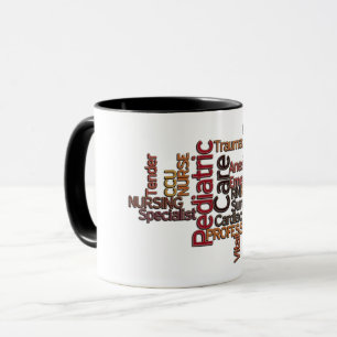 Taza Enfermera ESPECIALISTA Palabras café Mug