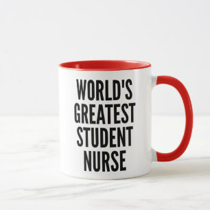 Taza Enfermera estudiantil de trabajo duro