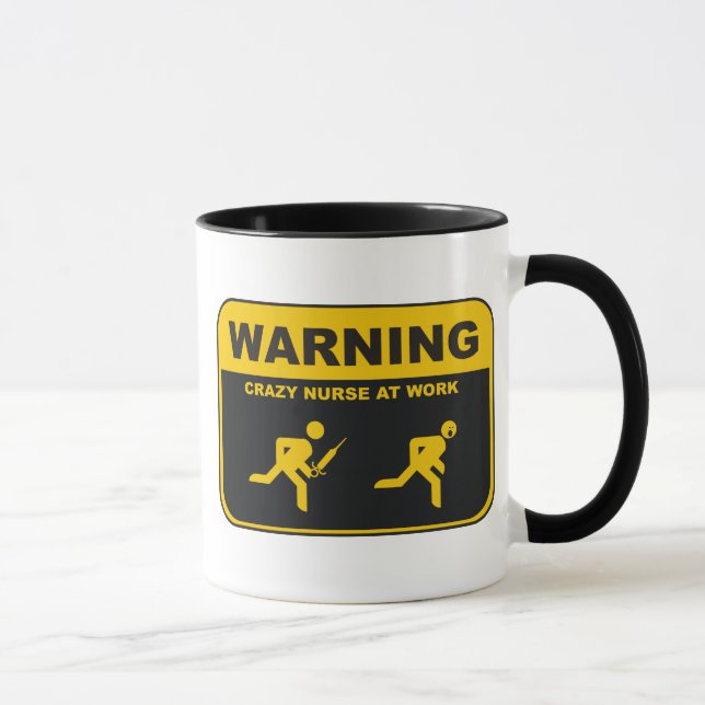 TAZA ENFERMERA LOCA AMONESTADORA (Derecha)