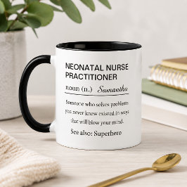 Taza Enfermera Neonatal Personalizada Practicante
