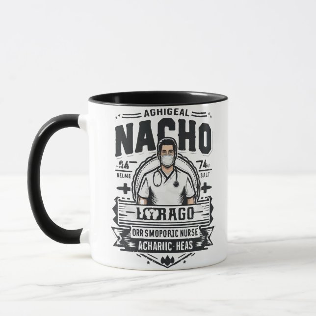 Taza Enfermera Ortopédica Promedio de Nacho (Izquierda)