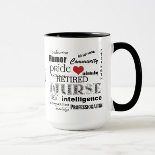 Taza Enfermera Pride-Attributes/RETIRED+Estetoscopio
