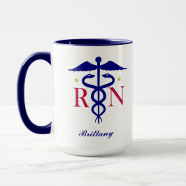 Taza Enfermera Registrada (Personalízalo)