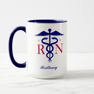 Taza Enfermera Registrada (Personalízalo)
