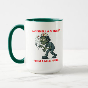 Taza Enfermera zombi - Camisas sangradas - Humor oscuro