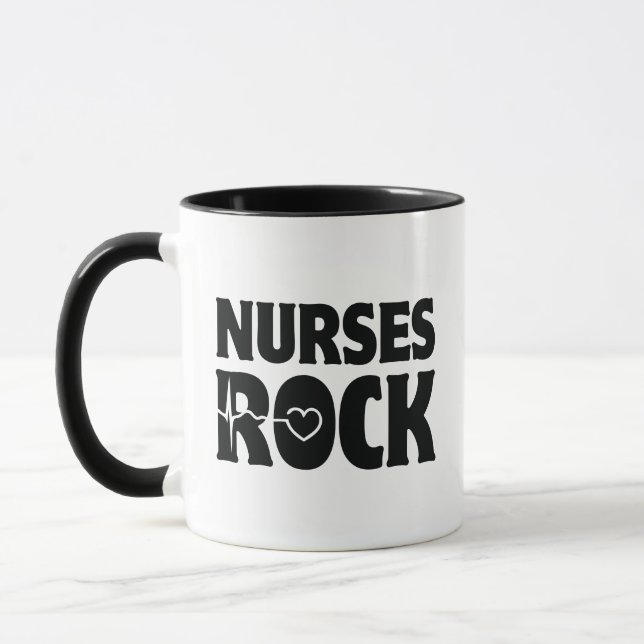 Taza Enfermeras Rock Coffee Mug (Izquierda)
