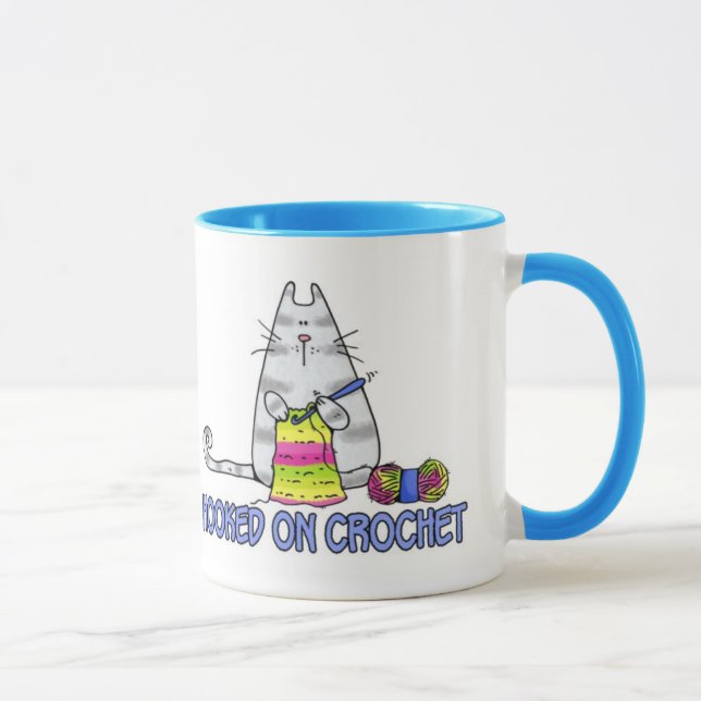 Taza enganchado en el ganchillo (Derecha)