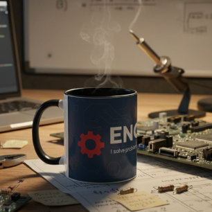 Taza Engineer Mug - ENGINEER I solve problems